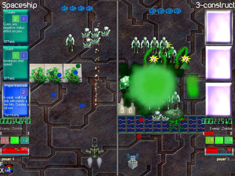 Zirconia 2: Battle screen shot